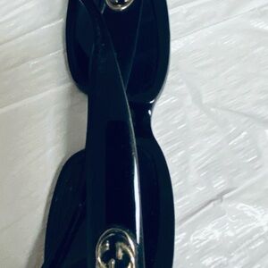 Gucci Black Sunglasses with Gold Details